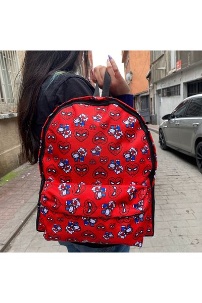 Köstebek Spiderman - Hello Kitty Couple School Backpack