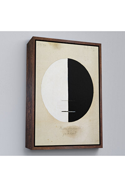 Oxyteez Hilma Af Klint cu cadru din lemn - Tabloul Buddha's Perspective în vi...