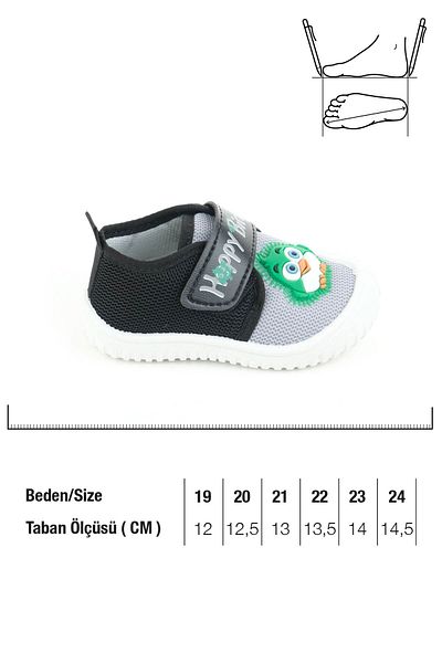 GEZER Summer Baby Men's Linen Happy Bird Velcro Adjustable Shoes