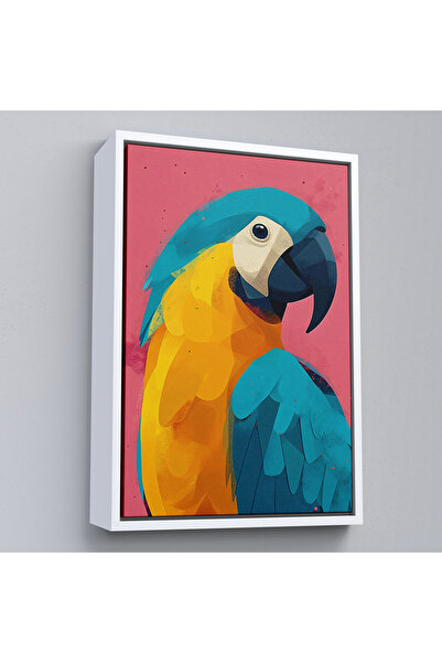 Oxyteez Πολύχρωμος Παπαγάλος Ενδιάμεσος με Ξύλινο Πλαίσιο-7579