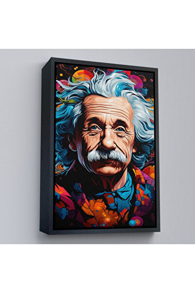 Oxyteez Pictură Albert Einstein cu cadru din lemn-7827