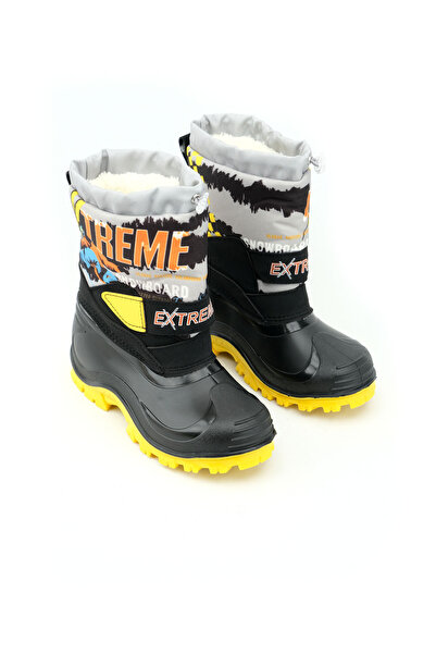 GEZER Winter Boy's Extreme Waterproof Snow Boots with Plush Inside