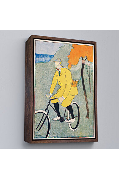 Oxyteez Edward Penfield într-un cadru de lemn - Pictură de oameni în costum g...