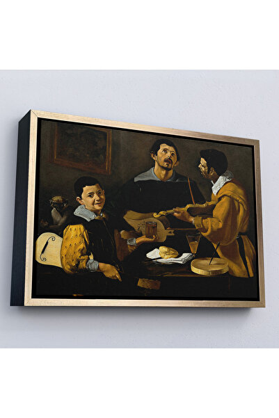 Oxyteez Diego Velazquez cu rama din lemn - Tablou Trei muziciani - Trei muzic...