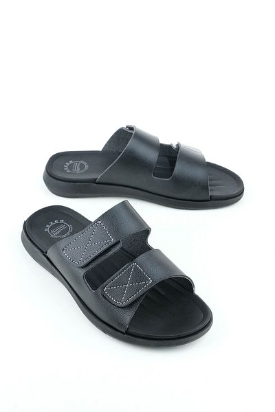 GEZER Ανδρικές παντόφλες Summer Fuspet Sole Velcro ρυθμιζόμενες