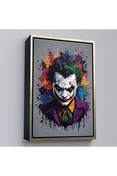 N NOXXO Tablou Joker cu cadru din lemn-7713