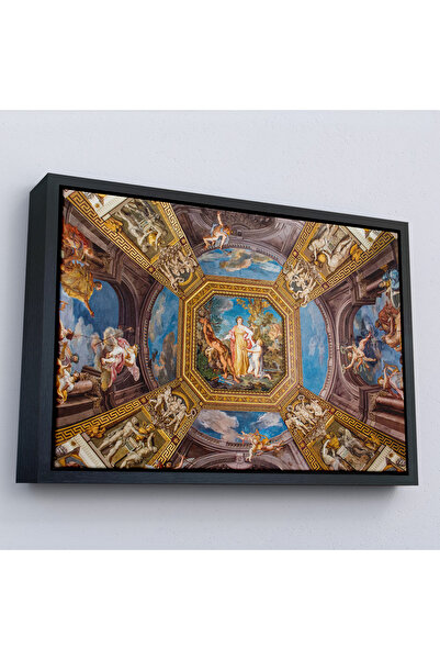 Oxyteez Pictură în zidărie din Italia romană în Muzeul Vaticanului cu rame di...