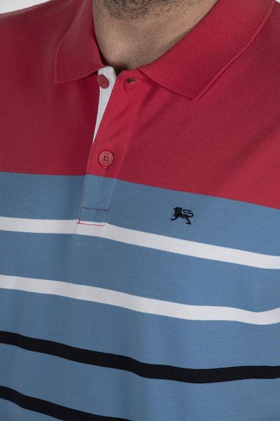 Arma Men's Light Sapphire Blue Polo Polo Collar T-Shirt Y7Tyo7173