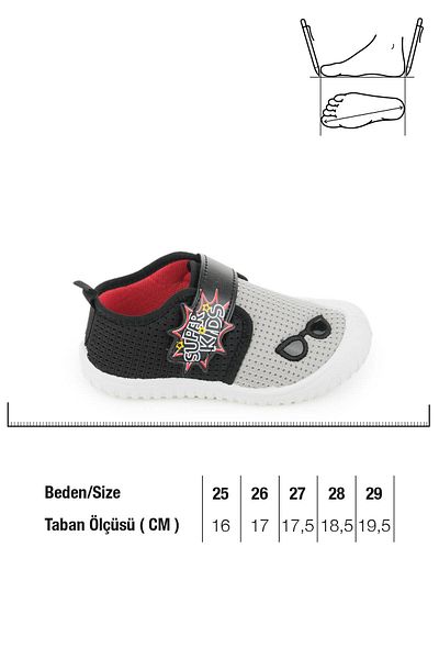 GEZER Summer Linen Boys Adjustable Shoes