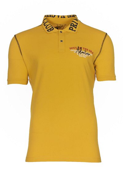 Arma Ανδρικό χρυσό κίτρινο μπλουζάκι Polo Polo Y 21374271201