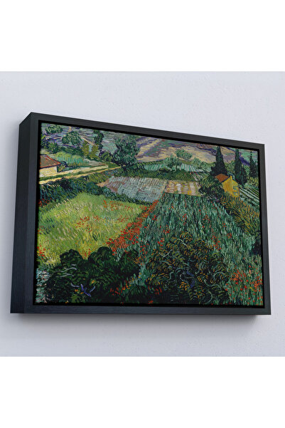 Oxyteez Vincent Van Gogh cu cadru din lemn - Pictură câmpului cu papuși - Câm...