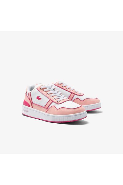 Lacoste White Kids Sneakers - Sport T-clip