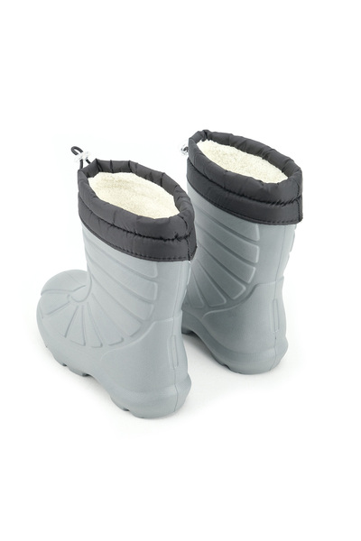 GEZER Erkek Çocuk Kışlık Eva Boğazdan Lastikli Sessiz Taban Kar Bot Çizme