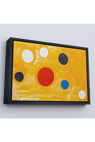 Oxyteez Alexander Calder cu cadru din lemn - Pictură Cosmic Tic Tac Toe-7107