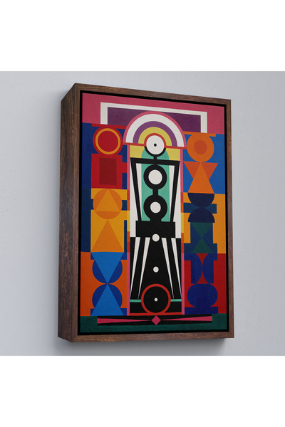 Oxyteez Auguste Herbin cu cadru din lemn - Diagrama de compoziție-8093