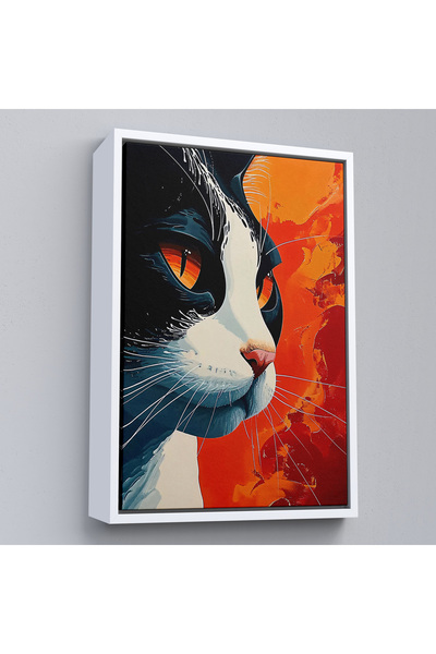 Oxyteez Pictură Cool Cat cu cadru din lemn-7658