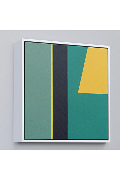 Home Léon Wuidar cu cadru din lemn - Pictură abstractă-8303