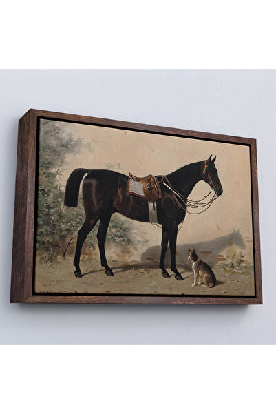 Oxyteez Ζωγραφική Emil Volkers'In Horse on the Barn με ξύλινο πλαίσιο-7027