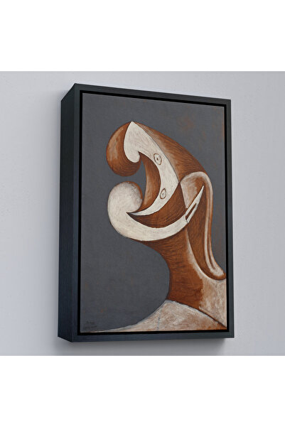 N NOXXO Pablo Picasso cu cadru din lemn - Pictură abstractă de cap-7382