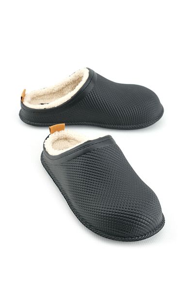 GEZER Winter Rubber Women's Plush Slippers Suitable for Wet Floor Home Garden