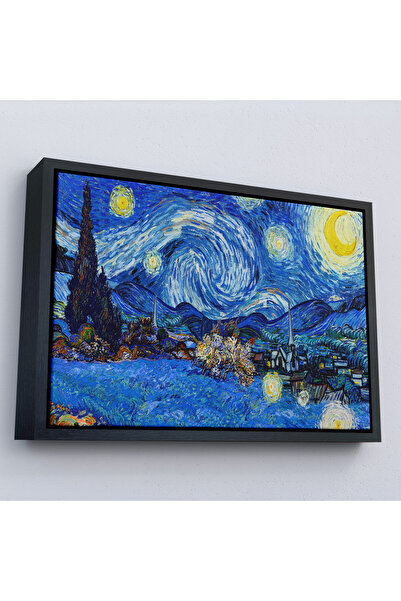 Oxyteez Vincent Van Gogh cu cadru din lemn - Pictură Noapte înstelată-7151