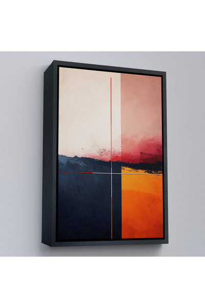 Oxyteez Tablou decorativ cu cadru din lemn cu aspect de pictură în ulei-7609