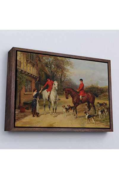 Oxyteez Tabloul Heywood Hardy al satului britanic cu rame din lemn-7017