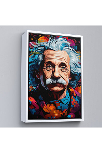 Oxyteez Pictură Albert Einstein cu cadru din lemn-7827