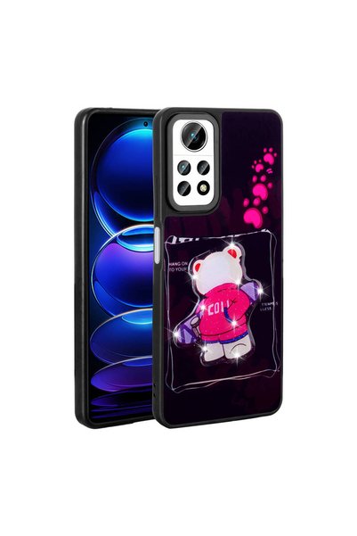 Ahlttiba غطاء سيليكون Amas متوافق مع هاتف Redmi Note 12 Pro 4G ذو الشكل الأيق...