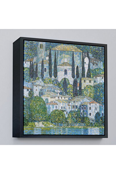 Oxyteez Ξύλινος σκελετός Gustav Klimt - Εκκλησία στο Cassone Landscape Painti...