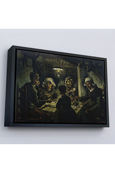 Oxyteez Vincent Van Gogh Pictură Cibori de cartofi cu cadru din lemn - The Po...