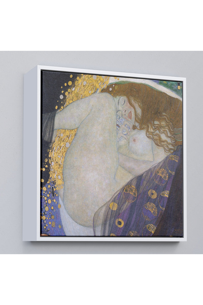 Limitless Gustav Klimt's the Virgin of the Danube Painting with Wooden Frame-8318