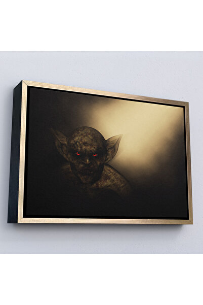 Limitless Pictură Halloween Ibis Demon cu cadru din lemn-7242