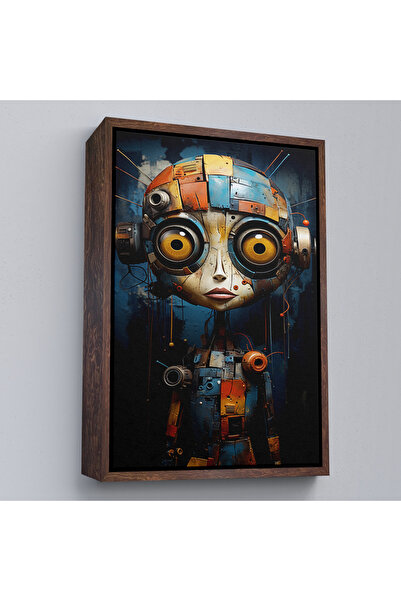 Oxyteez Robatun drăguț cu cadru din lemn vei vedea în curând Tablo-7788