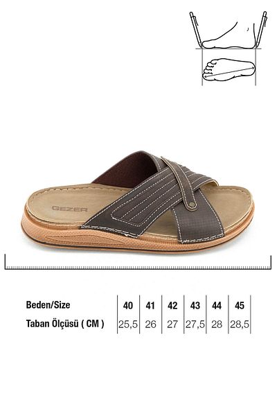 GEZER Summer Men's Design Comfortable Sole Daily Slippers