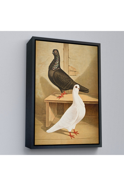 Oxyteez Gustav Prütz με ξύλινο πλαίσιο - Τραπέζι με χαριτωμένα ιταλικά περιστ...