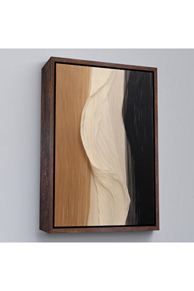 Oxyteez Tablou decorativ cu model din țesătură cu cadru din lemn-7596