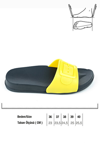 GEZER Papuci de vară pentru femei cu o singură cataramă pentru podea umedă