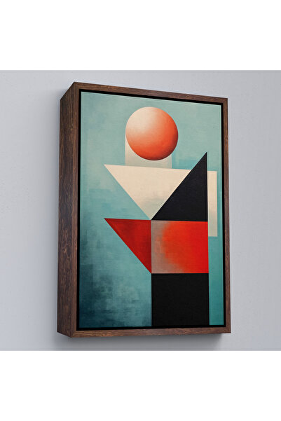 Oxyteez Tablou abstract cu model modern cu cadru din lemn-7544