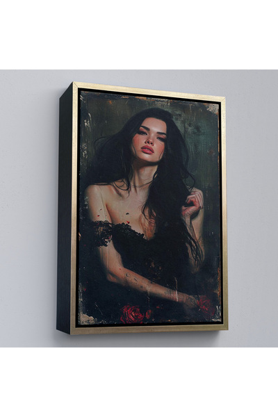 Limitless Ξύλινο Πλαίσιο Bohemian Γυναικείο Πίνακας-7960
