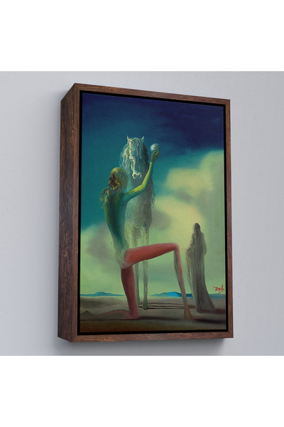 Limitless Ξύλινο πλαίσιο Salvador Dali - Ζωγραφική Ιππότης Θανάτου - Chevalier De La Mort-7400