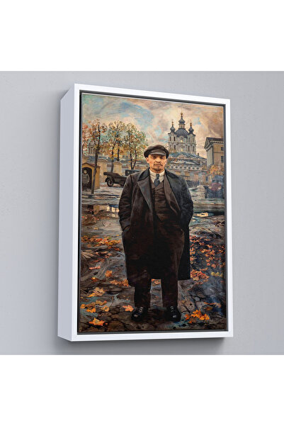 Oxyteez Ζωγραφική στον Σοβιετικό Κορυφαίο Βλαντιμίρ Λένιν με ξύλινο πλαίσιο-7973