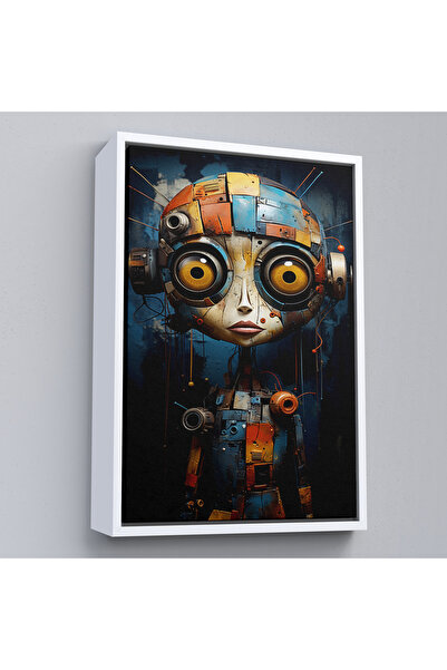 Oxyteez Robatun drăguț cu cadru din lemn vei vedea în curând Tablo-7788