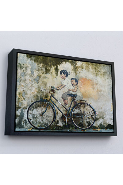 Oxyteez Tablou pentru copii cu graffiti pentru biciclete cu rame din lemn-7241