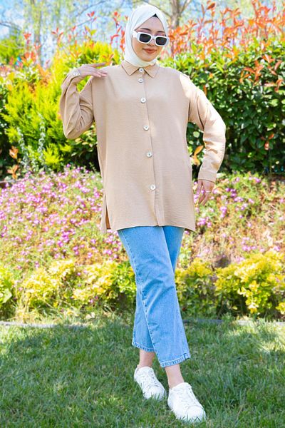 hafsamina Aerobin Tunic Mink