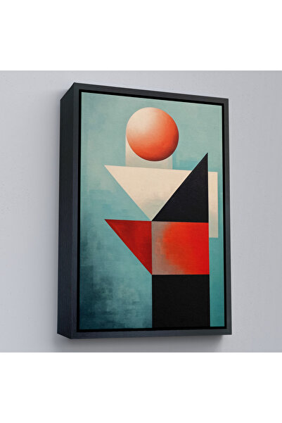 Oxyteez Tablou abstract cu model modern cu cadru din lemn-7544