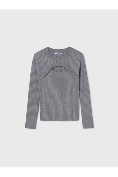 MAYORAL Gray Girl's Sweater 7308