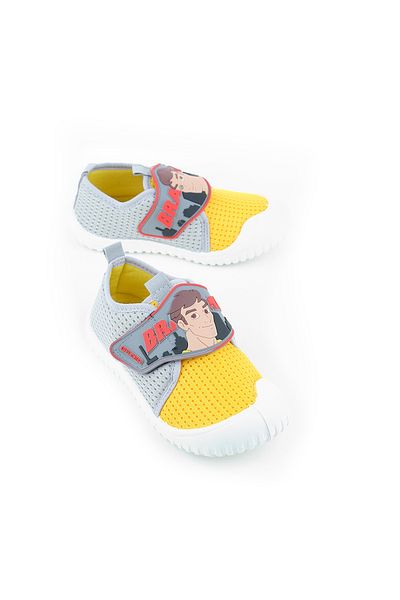 GEZER Summer Boys' Velcro Adjustable Linen Shoes