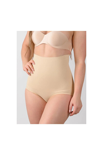 Trade Bazaar مشد تنحيف مقاس 2 بدون علامات مقطوع بالليزر عالي الخصر