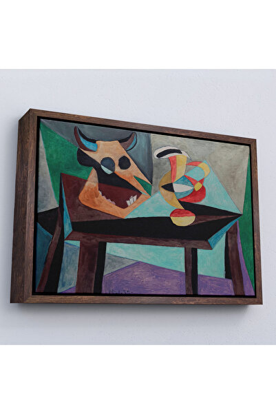Oxyteez Ξύλινο Πλαίσιο Pablo Picasso - Πίνακας Κεφαλής Ταύρου-7103